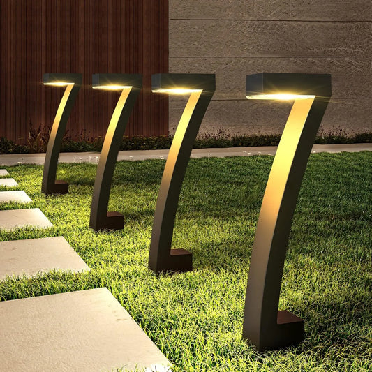 Solar Pathway Lights (6 Pack) – Waterproof LED Walkway & Garden Lights (Dusk to Dawn)