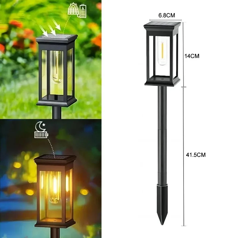 Solar Pathway Lights (2/4/6/8 Pack) – IP65 Waterproof LED Garden Lights for Walkways, Yard & Landscape