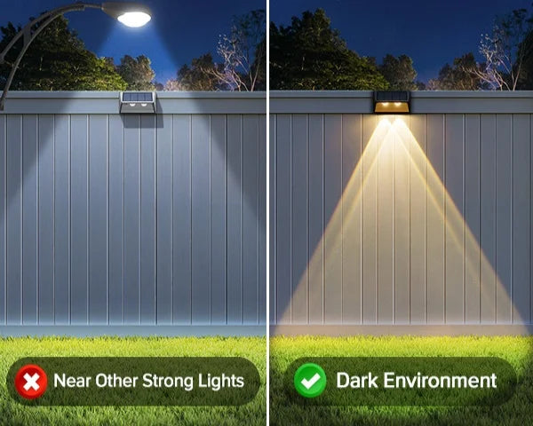 Solar Fence & Step Lights (4/8/12 Pack) – Waterproof LED Outdoor Wall Lighting (Warm or Cool White)